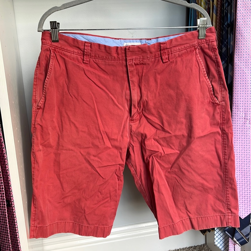J Crew 100% Cotton Faded Red Shorts - size 34